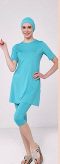Burkini Grün Kurz
