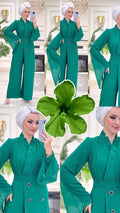 Jumpsuit Grün Elegant
