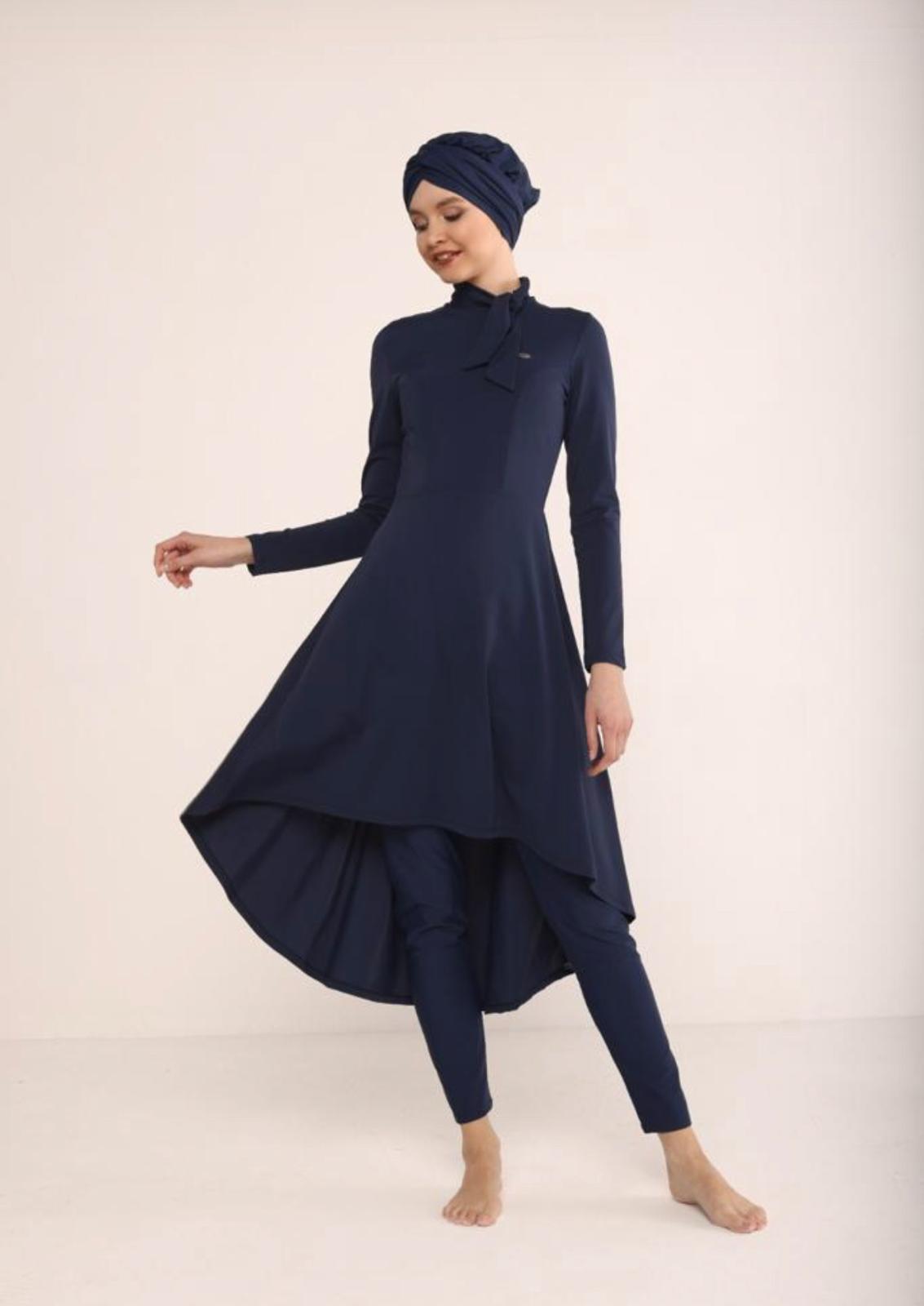 Burkini Dunkelblau Elegant