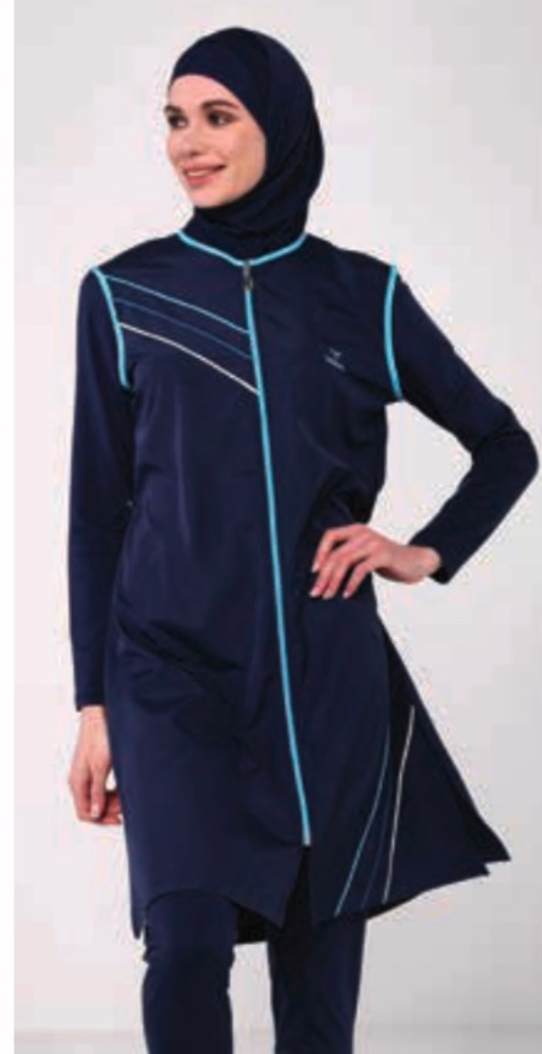 Burkini Blau-Marine Elegant