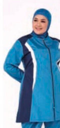 Burkini Blau Übergrösse