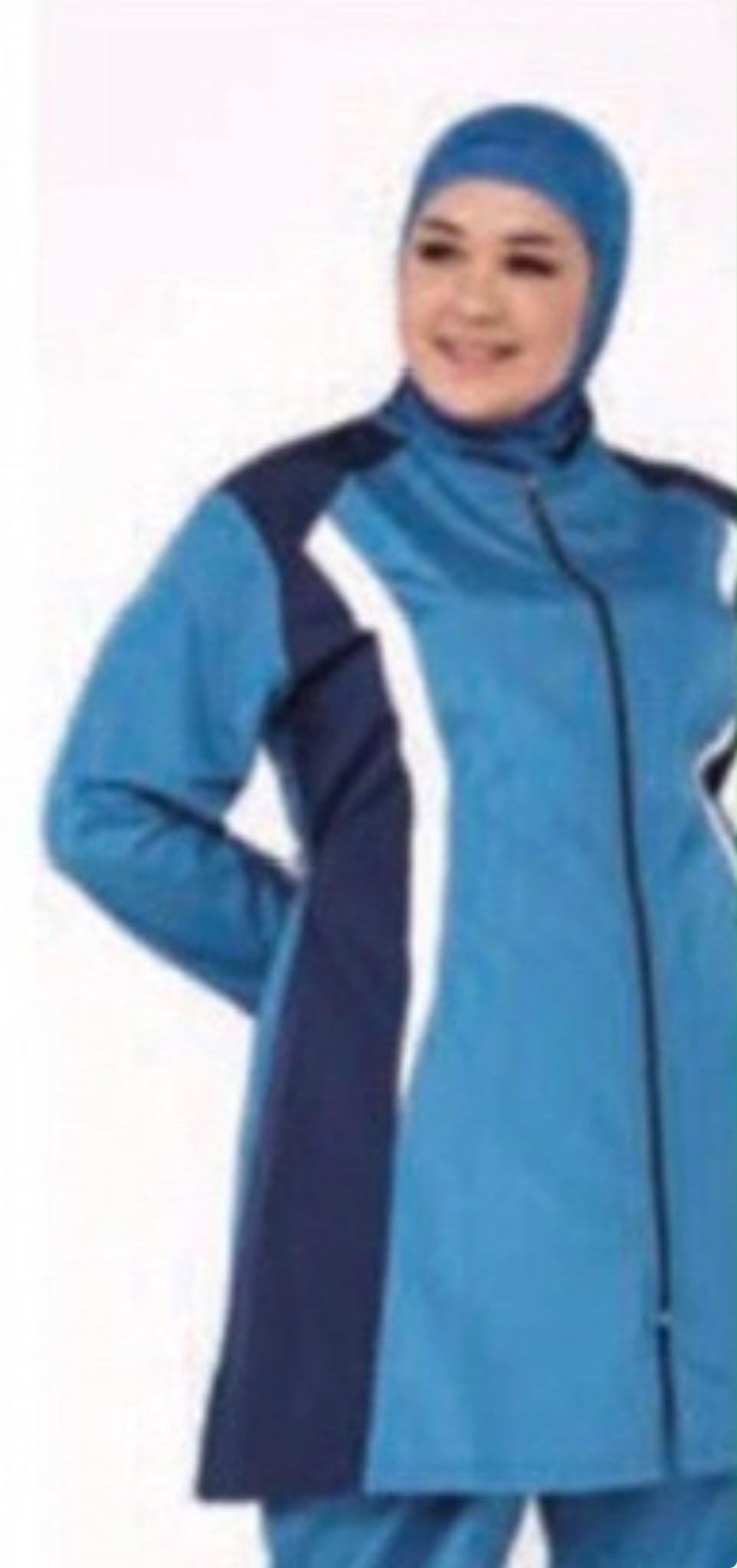 Burkini Blau Übergrösse
